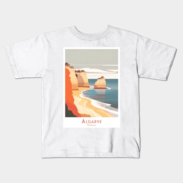 Algarve Coastal Charm Kids T-Shirt by POD24